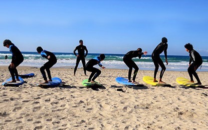 חוגי גלישה גל ים